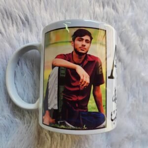 Blossom Photo Mug with Custom Name