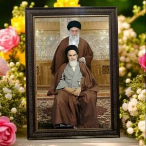 Ali Khamenai and Ruhollah Khomeini Frame | All Sizes Available | Type 38